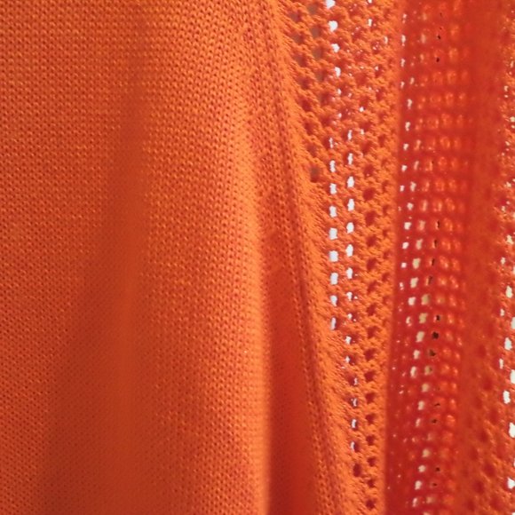 Ralph Lauren Women's Sweater~Round Neck~Dolman Sleeves~ORANGE- Large - NWOT - Picture 4 of 7